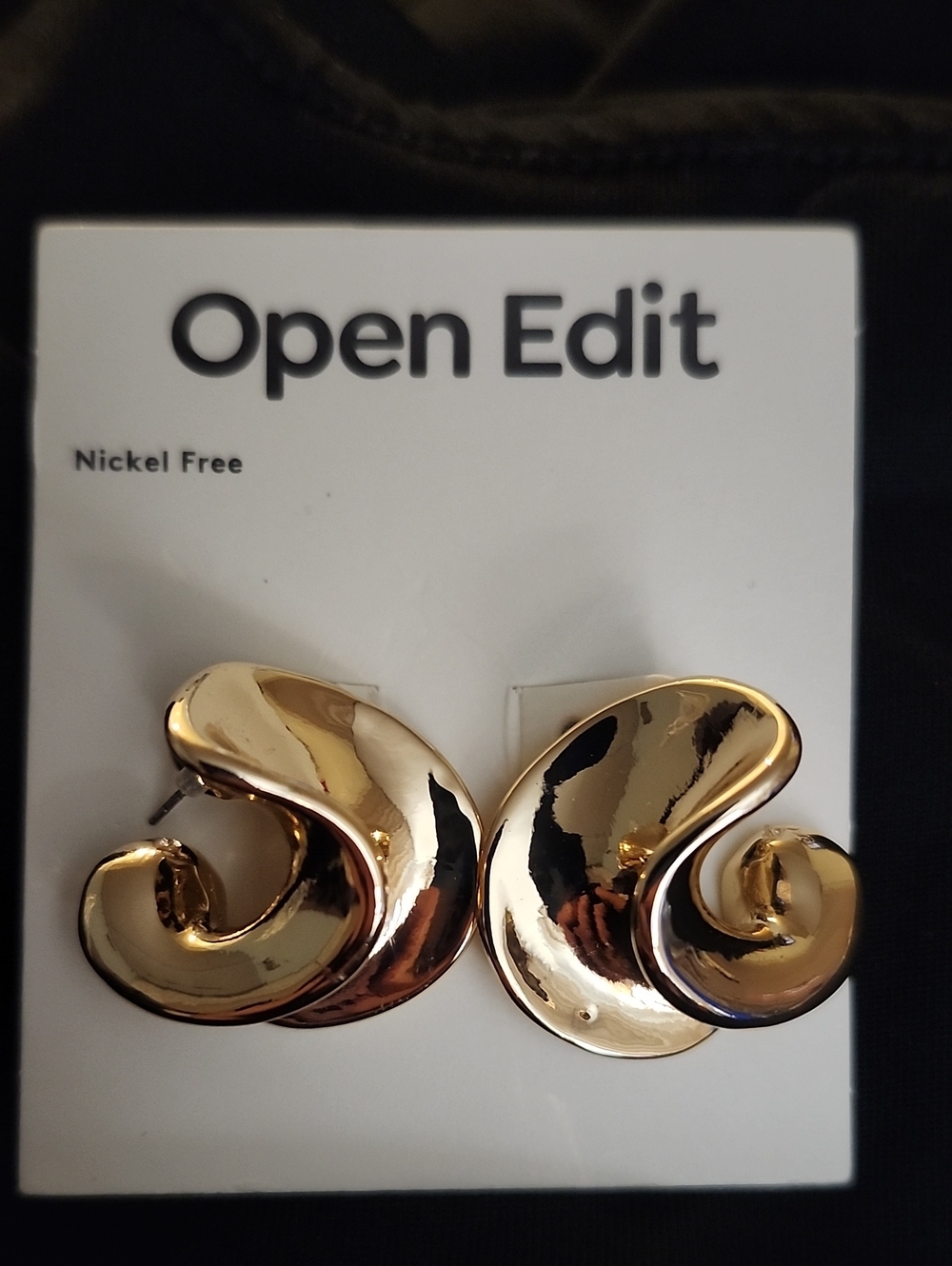 Nordstrom Gold Swirl  Earrings